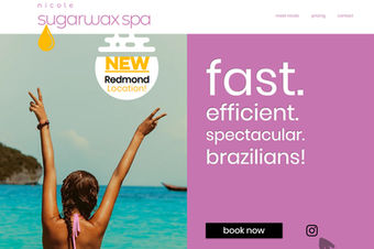 Nicole Sugarwax Spa Website