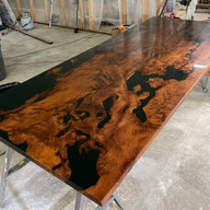table, redwood, wood, natural wood, nature, woods, burl hunter, buy wood, woodworker, furniture, construction, home, oregon burls, epoxy
