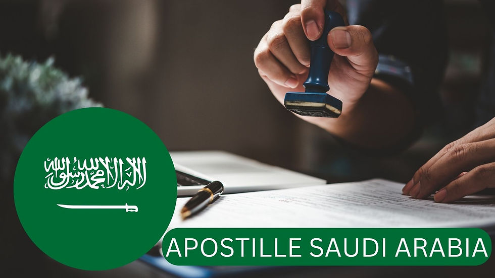 Apostille Saudi Arabia