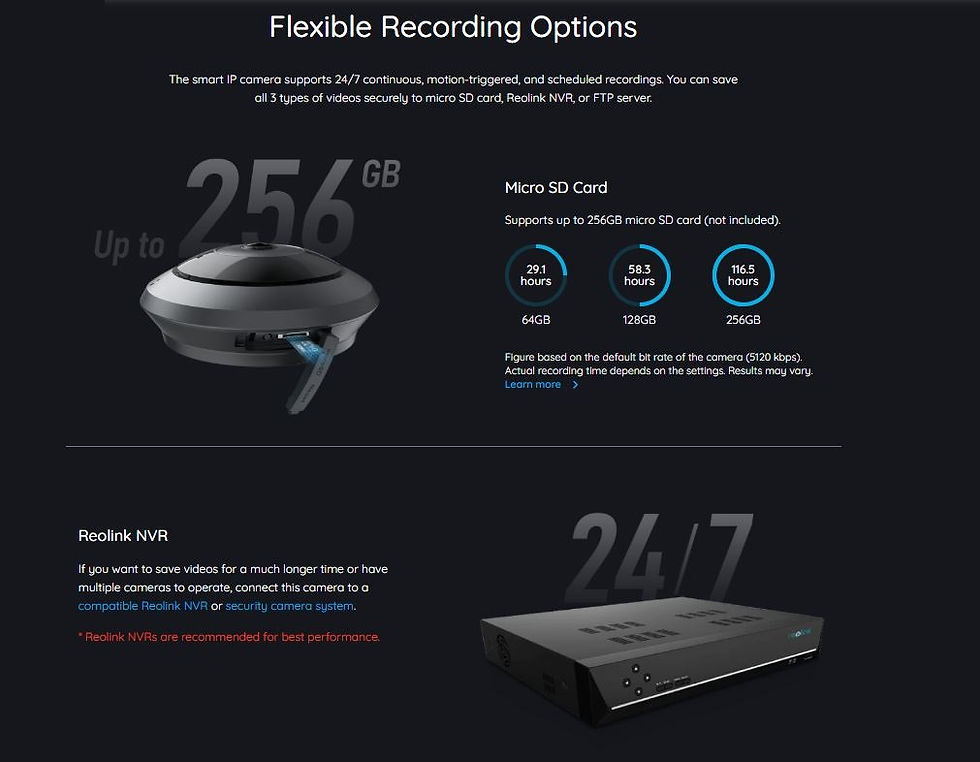 Миниатюра: Reolink WIFI Indoor Panoramic 6MP Fisheye Camera