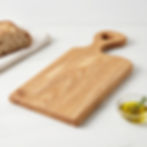 Ash Charcuterie Board with Handle - 18" x 7"