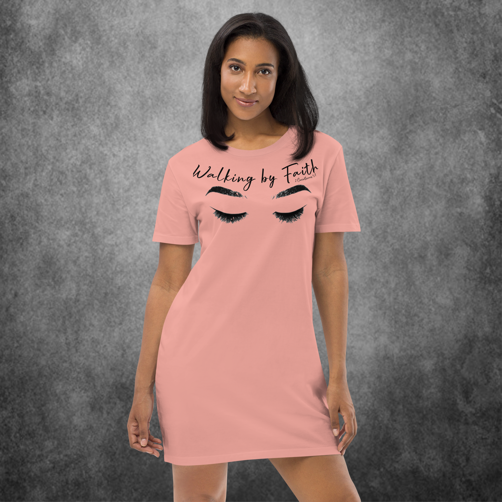Walking by Faith T-shirt Dress