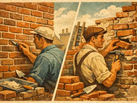 Tuckpointing vs Brick Replacement