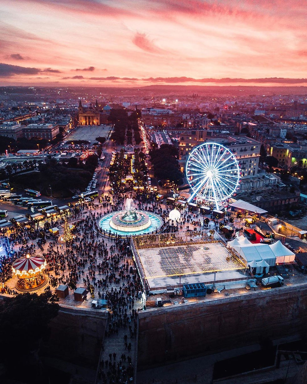 Christmas market in Valletta Malta