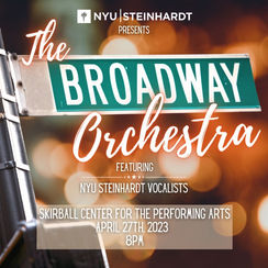 NYU Broadway Orchestra Concert flyer