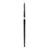 Thumbnail: Silver Black Velvet Script Short Handle Brush Size 8