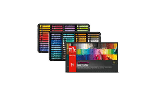 CARAN D'ACHE 96 NEOPASTEL オイルパステル Caran Dache Neopastel Artist Oil Pastels set of 96 | Artzo India