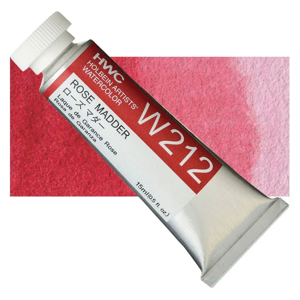 Holbein Artists Watercolour Rose Madder 15ml