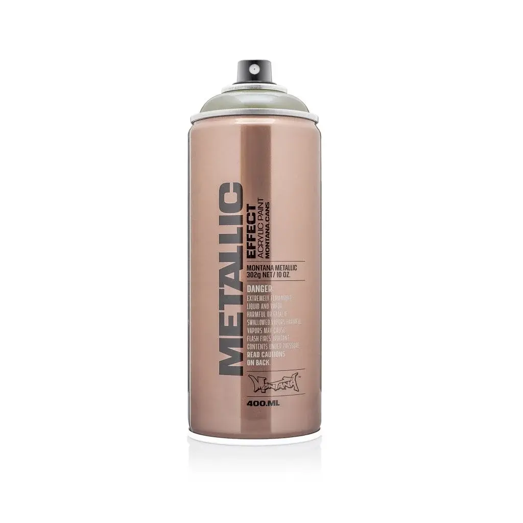 Montana Metallic Effect Spray Paint Titanium 400ml