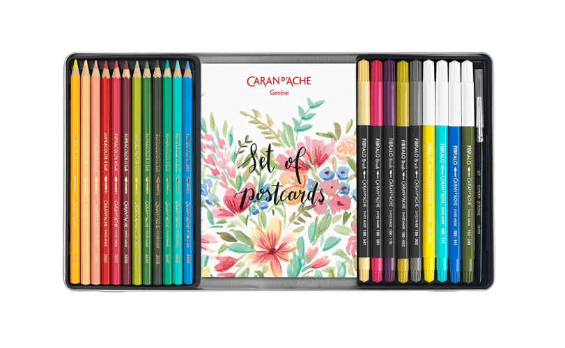 Thumbnail: Caran d Ache x Julie Thomas Watercolour Set | Pencils, Pens & Online Class