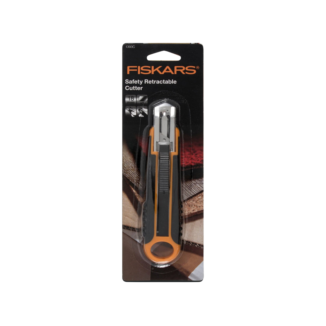 Fiskars Safety Cutter, Retractable 18mm - 1393C