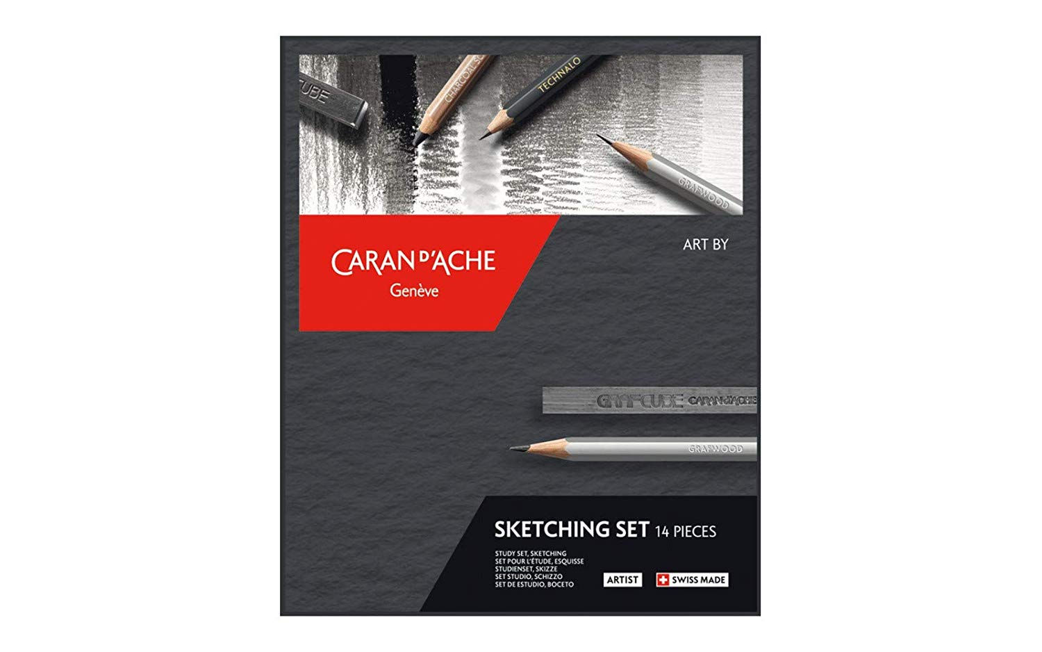 Caran Dache Artist Art by Sketching Assortment set of 14