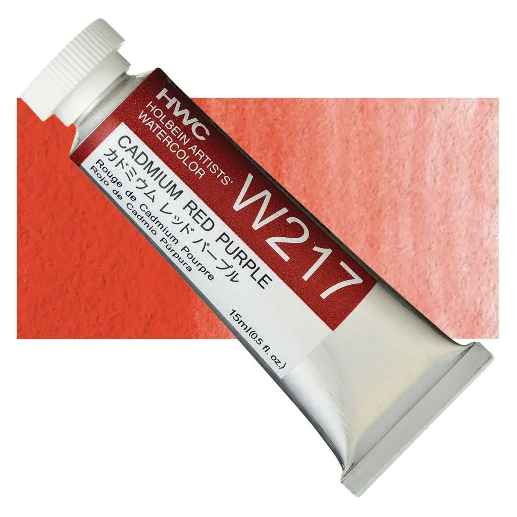 Holbein Artists Watercolour Cadmium Red Purple 15ml