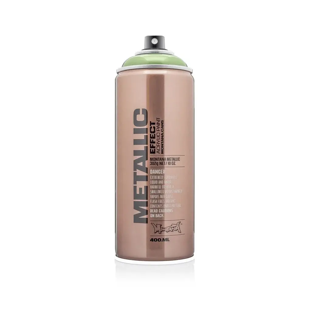 Montana Metallic Effect Spray Paint Avocado Green 400ml