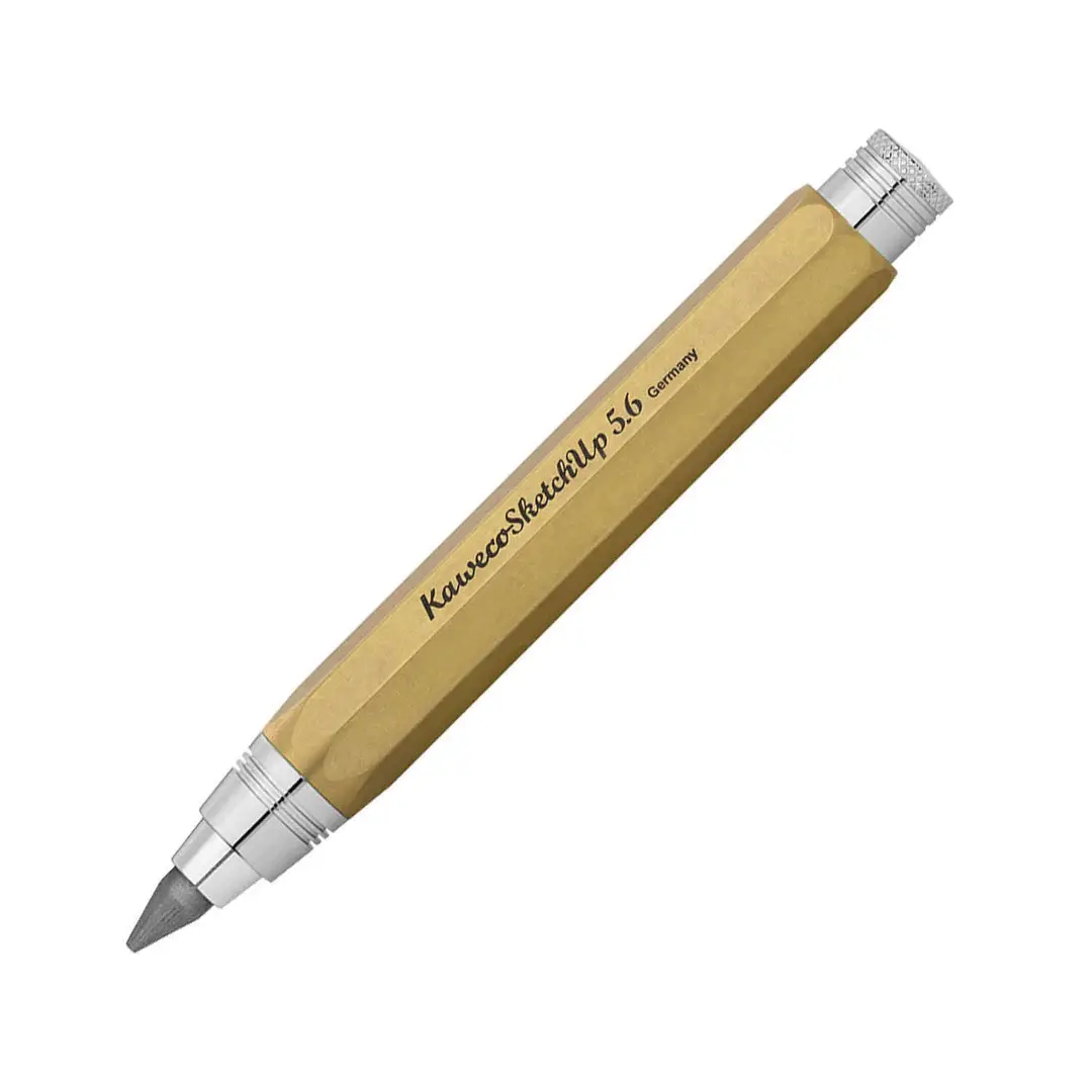 Kaweco Sketch Up Mechanical Pencil Brass 5.6mm | Heavy-Duty Clutch Pencil