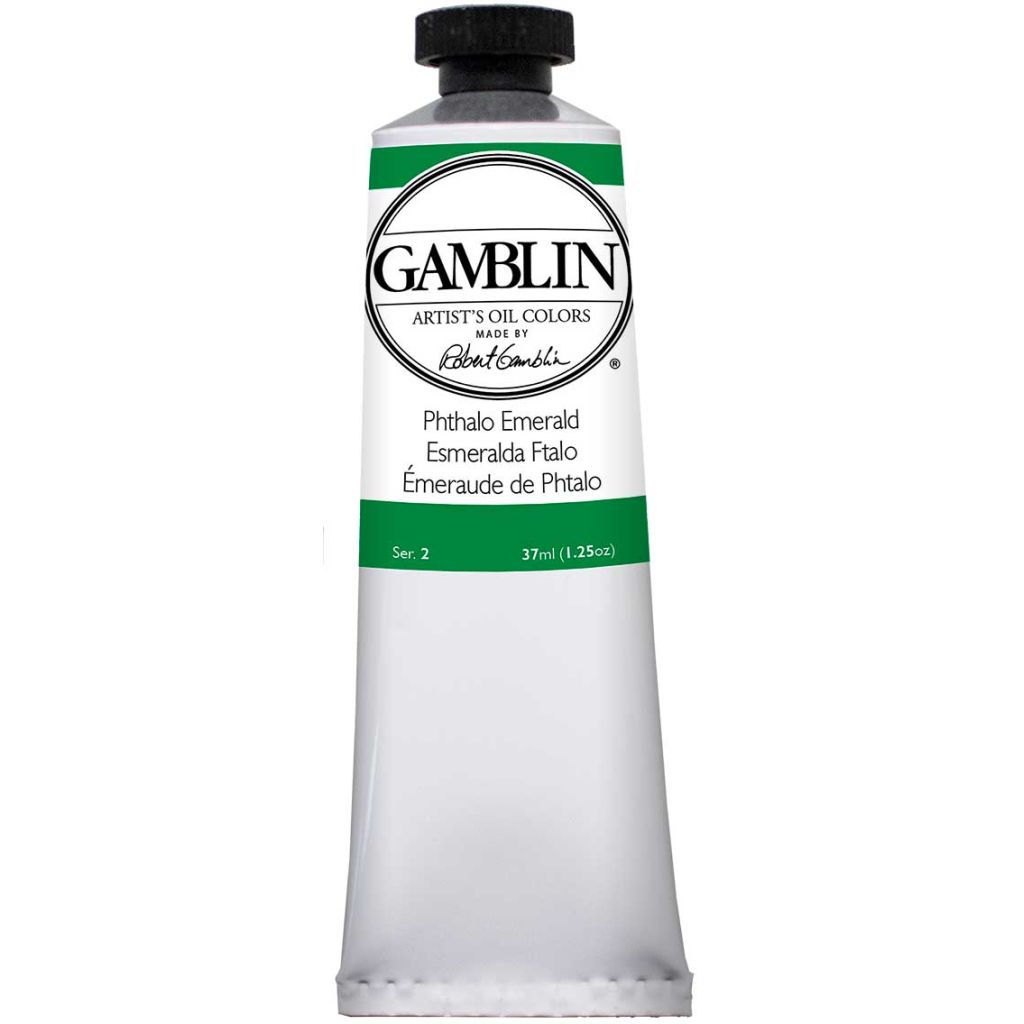 Gamblin Artists Oil Colour — Phthalo Green 37ml (Series 1, Colour 541)