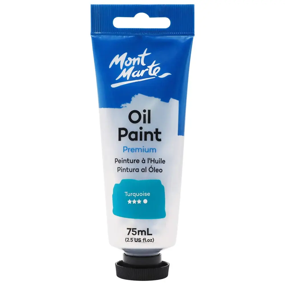 Mont Marte Oil Paint Premium Turquoise 75ml