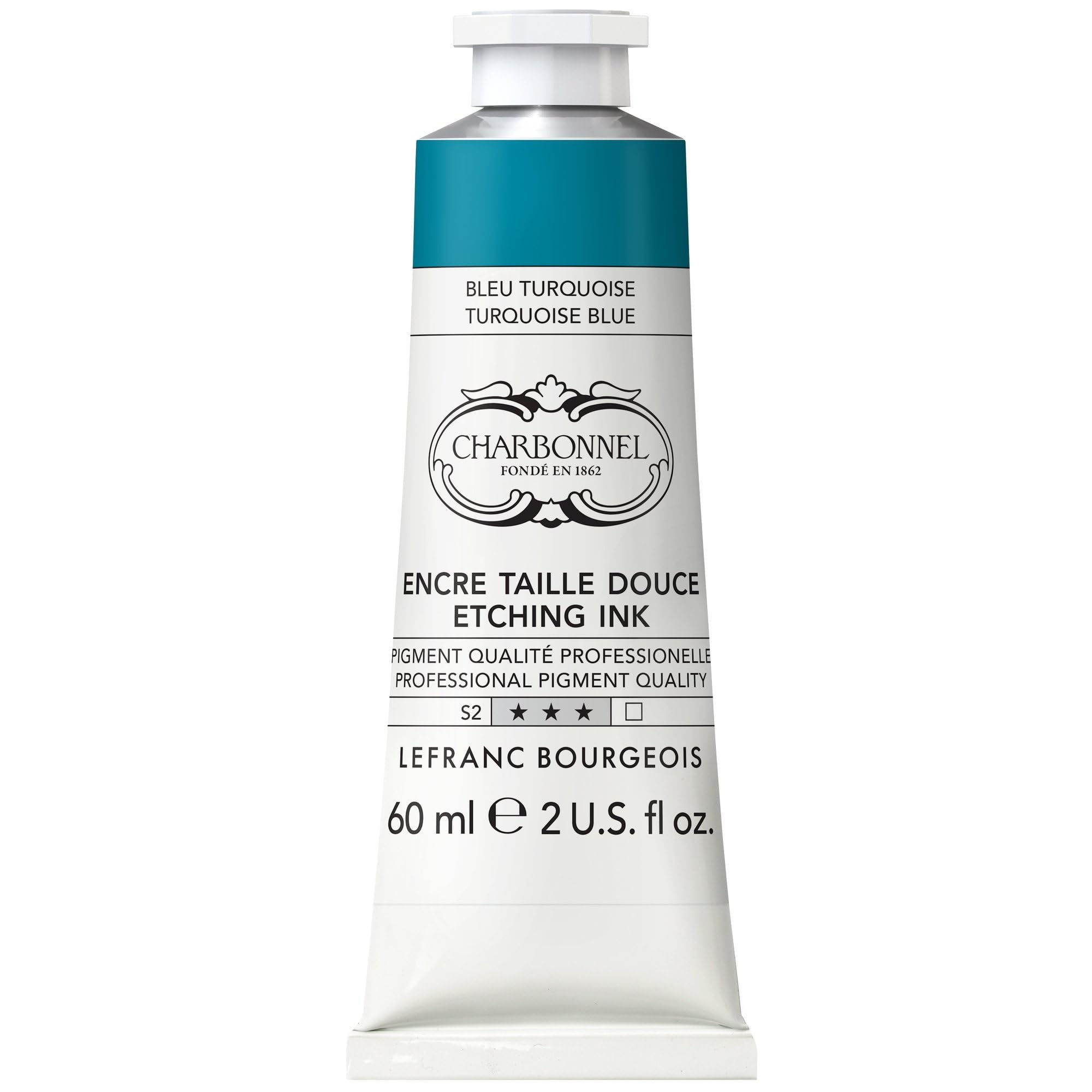Lefranc Bourgeois Charbonnel Professional Etching Ink Turquoise 60ml