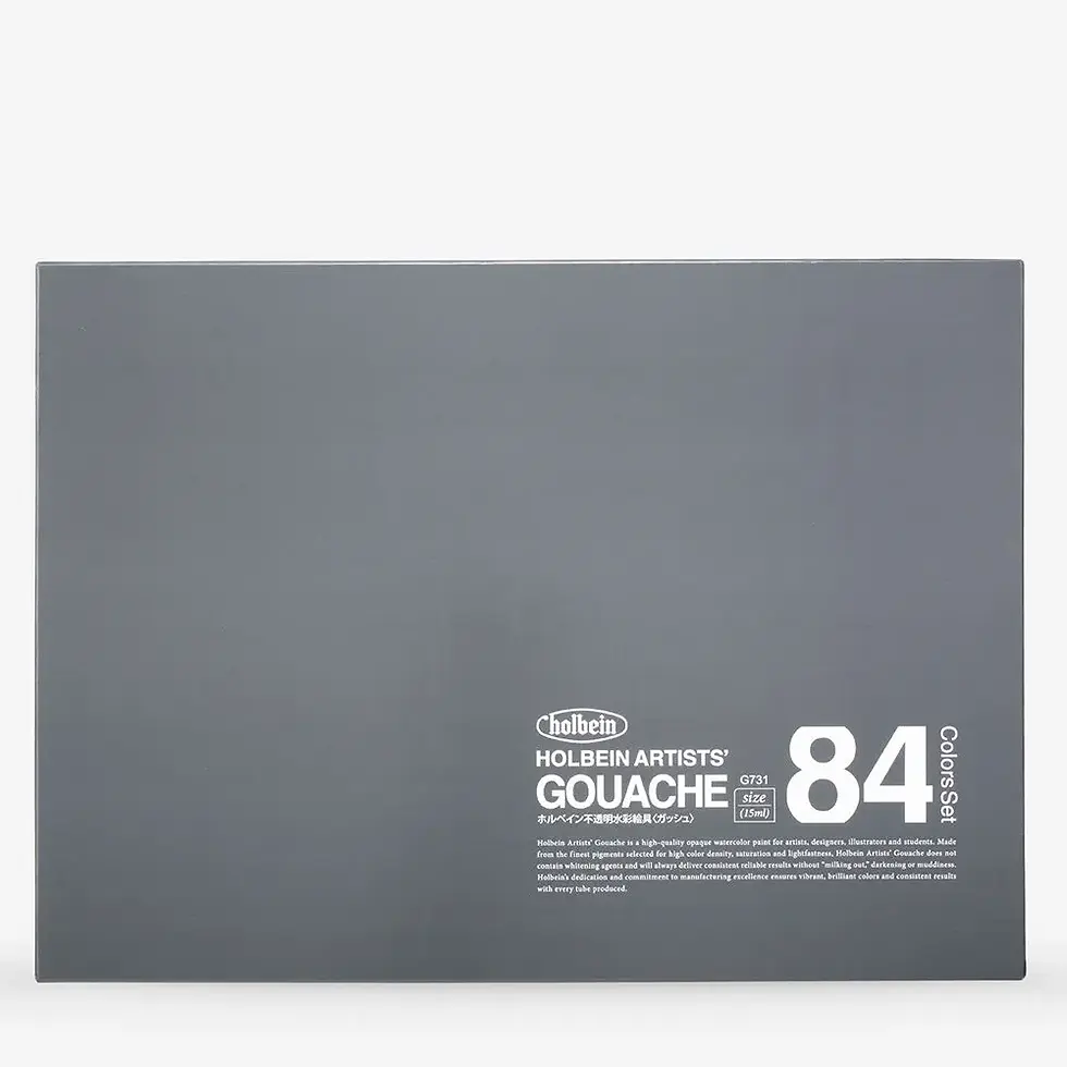 Thumbnail: Holbein Artists Gouache set of 84 x 15ml