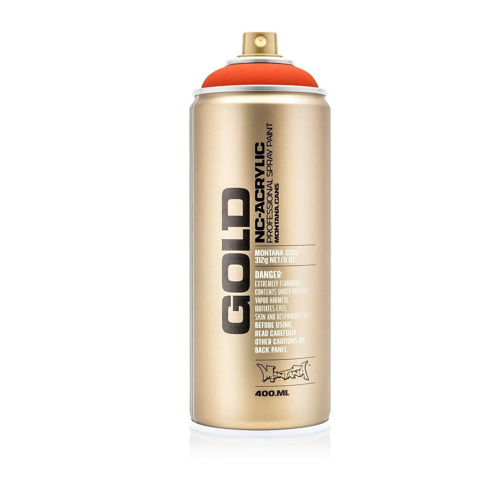 Montana Gold Spray Paint Power Orange 400ml