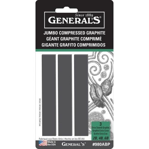 Generals Compressed Graphite Sticks | Artzo India