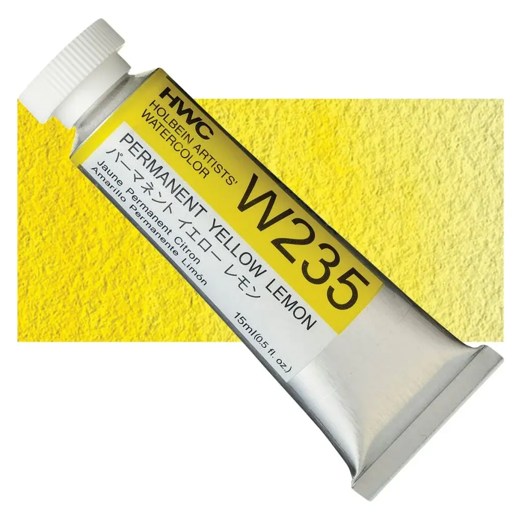 Holbein Artists Watercolour Permanent Yellow Lemon 15ml