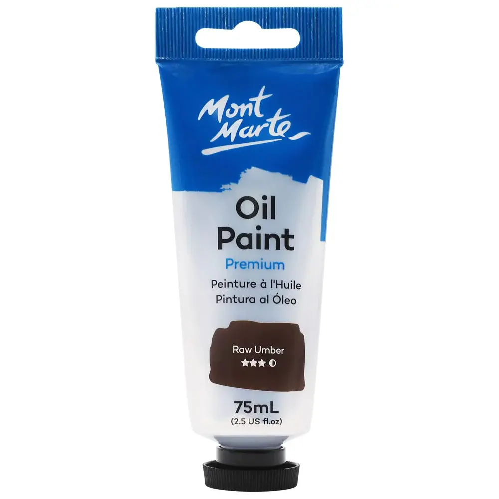 Mont Marte Oil Paint Premium Raw Umber 75ml