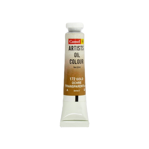Camlin Kokuyo Artists Oil Colours 20ml Gold Ochre Transparent Artzo