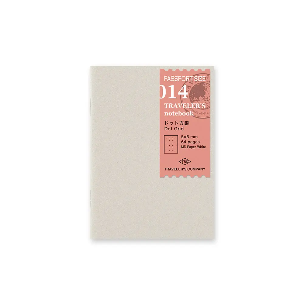 Travelers Notebook Passport Size Refill 014 | Dot Grid Insert
