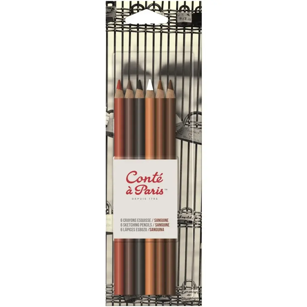 Conte A Paris Sketching Pencil set of 6