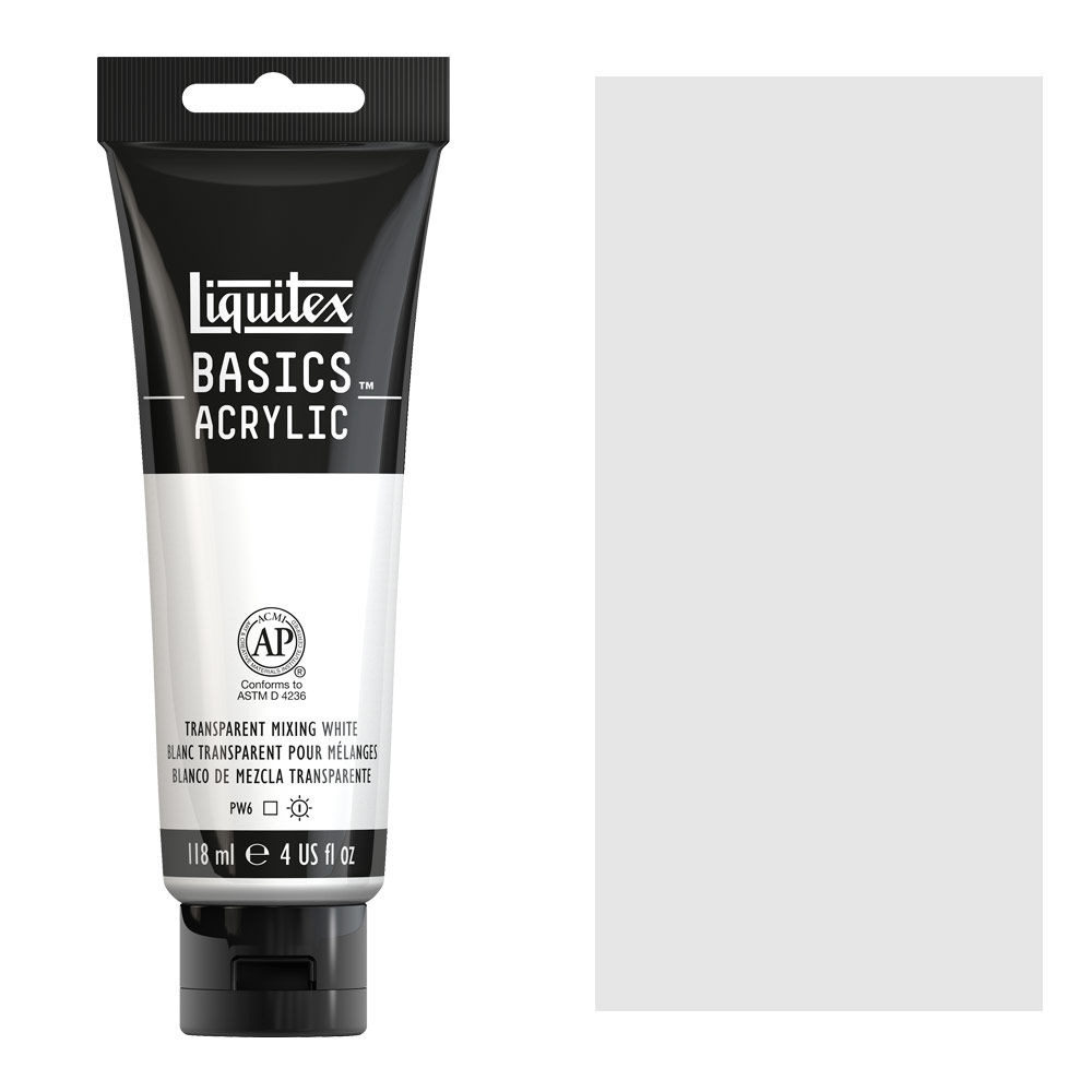 Liquitex Basics Acrylic Colour Mixing White 118ml