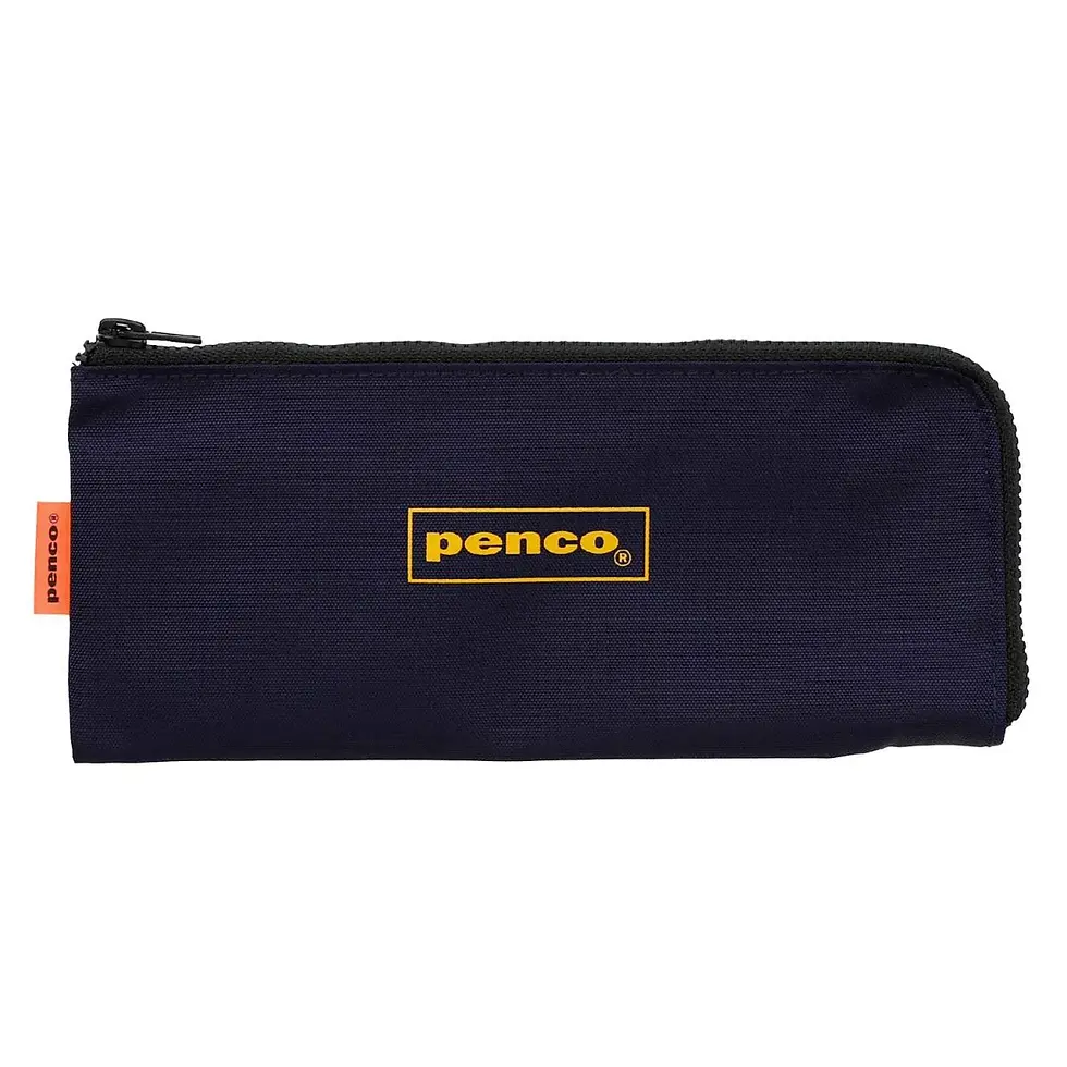Thumbnail: Penco Flat Pen Case – Assorted Colours | Slim Retro Japanese Pen Pouch