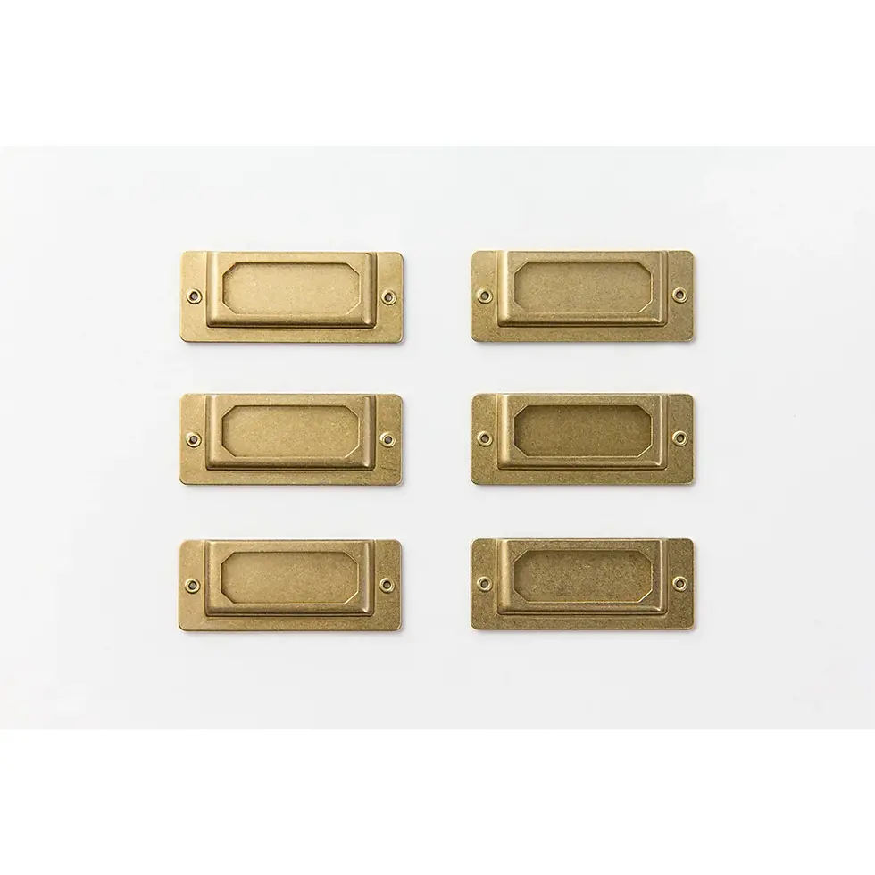 Thumbnail: Travelers Company Brass Label Plate