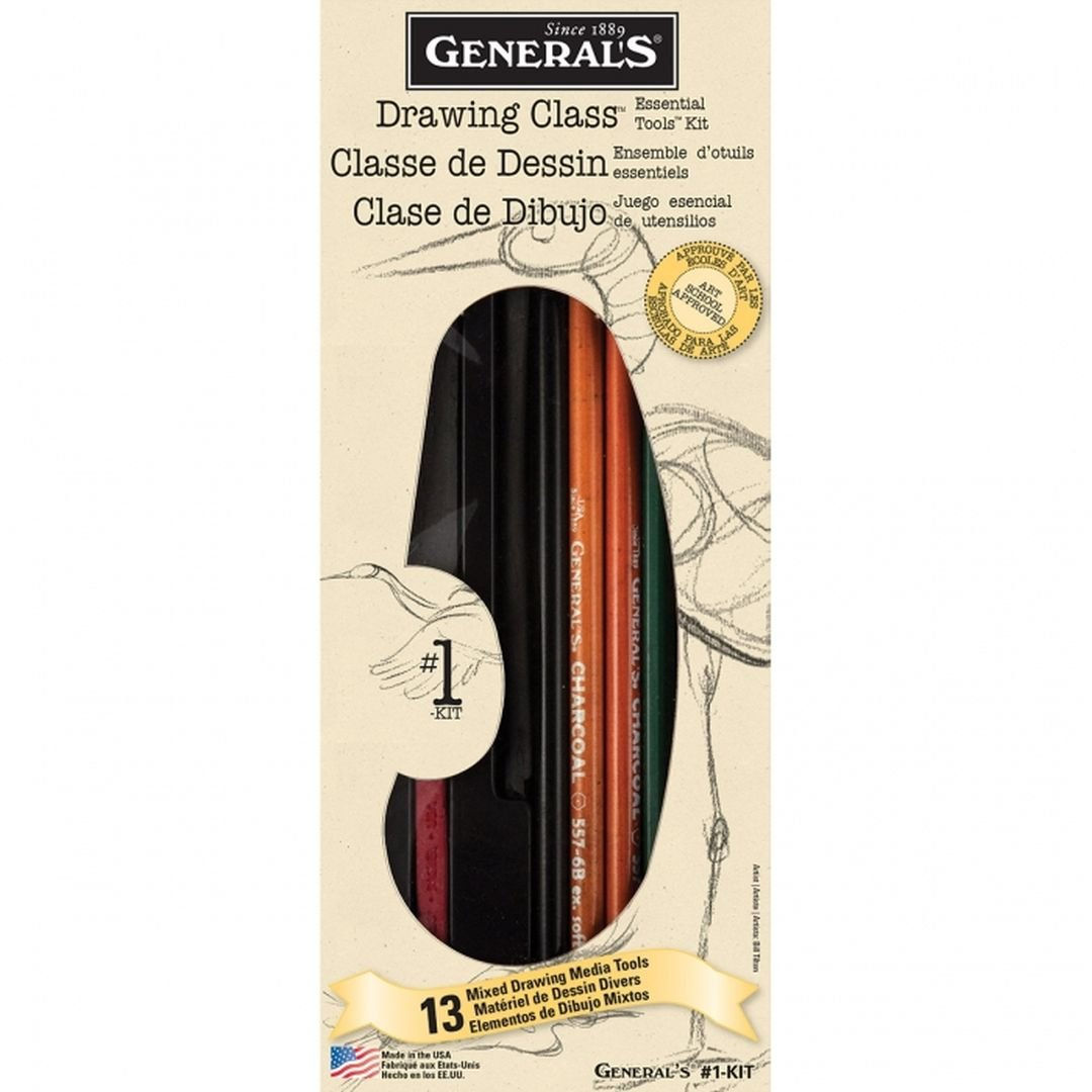 Generals Pencil Drawing Class Essential Tools Art Kit