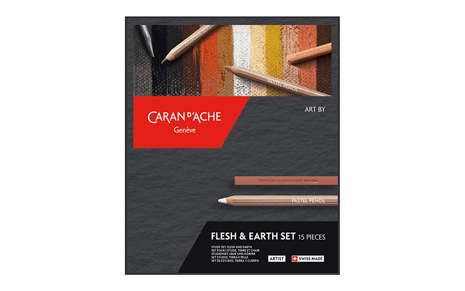 Caran Dache Artist Art by Flesh and Earth set of 15