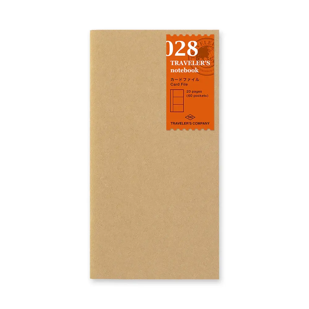 Travelers Notebook Refill 028 Card File | Regular Size
