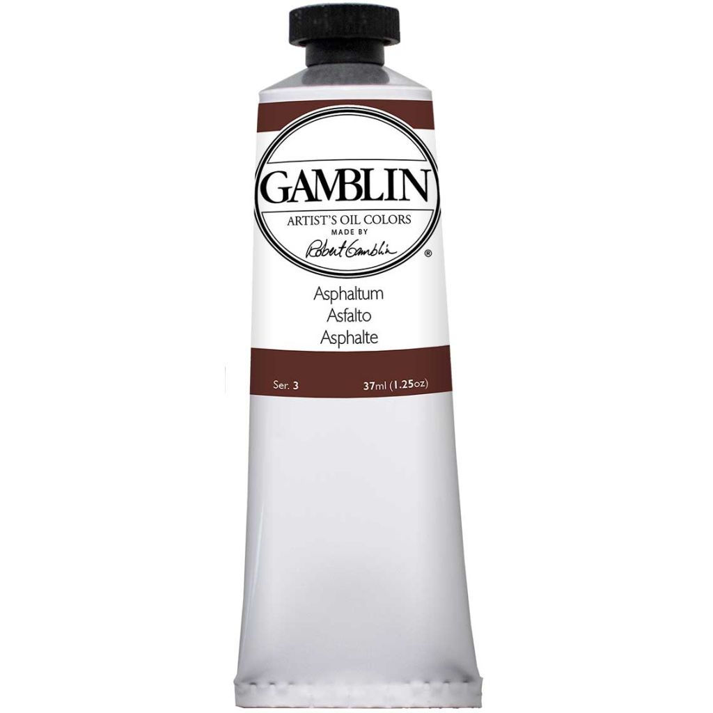 Gamblin Artists Oil Colour Asphaltum 37ml 030