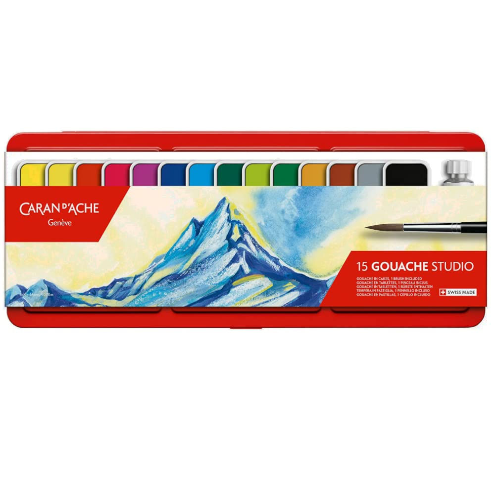 Caran Dache Gouache Studio set of 15