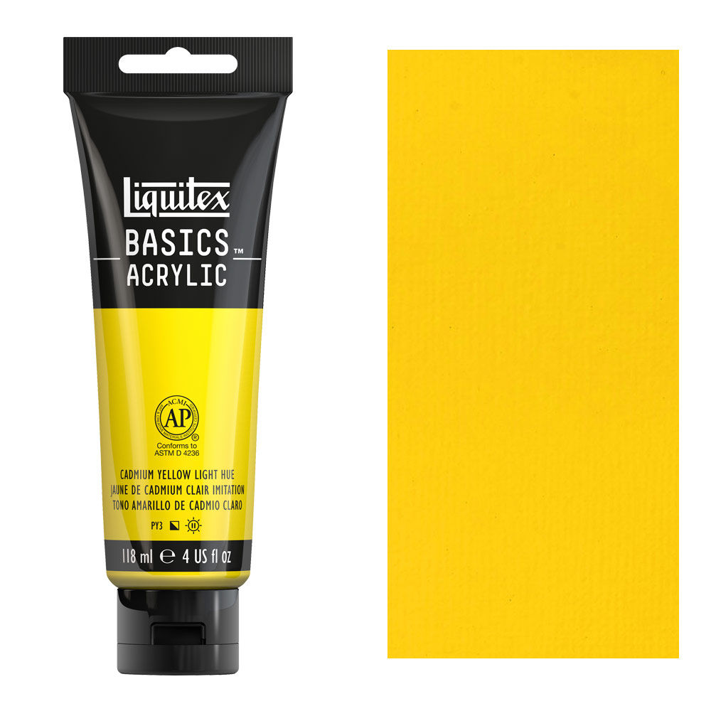 Liquitex Basics Acrylic Colour Transparent Yellow 118ml