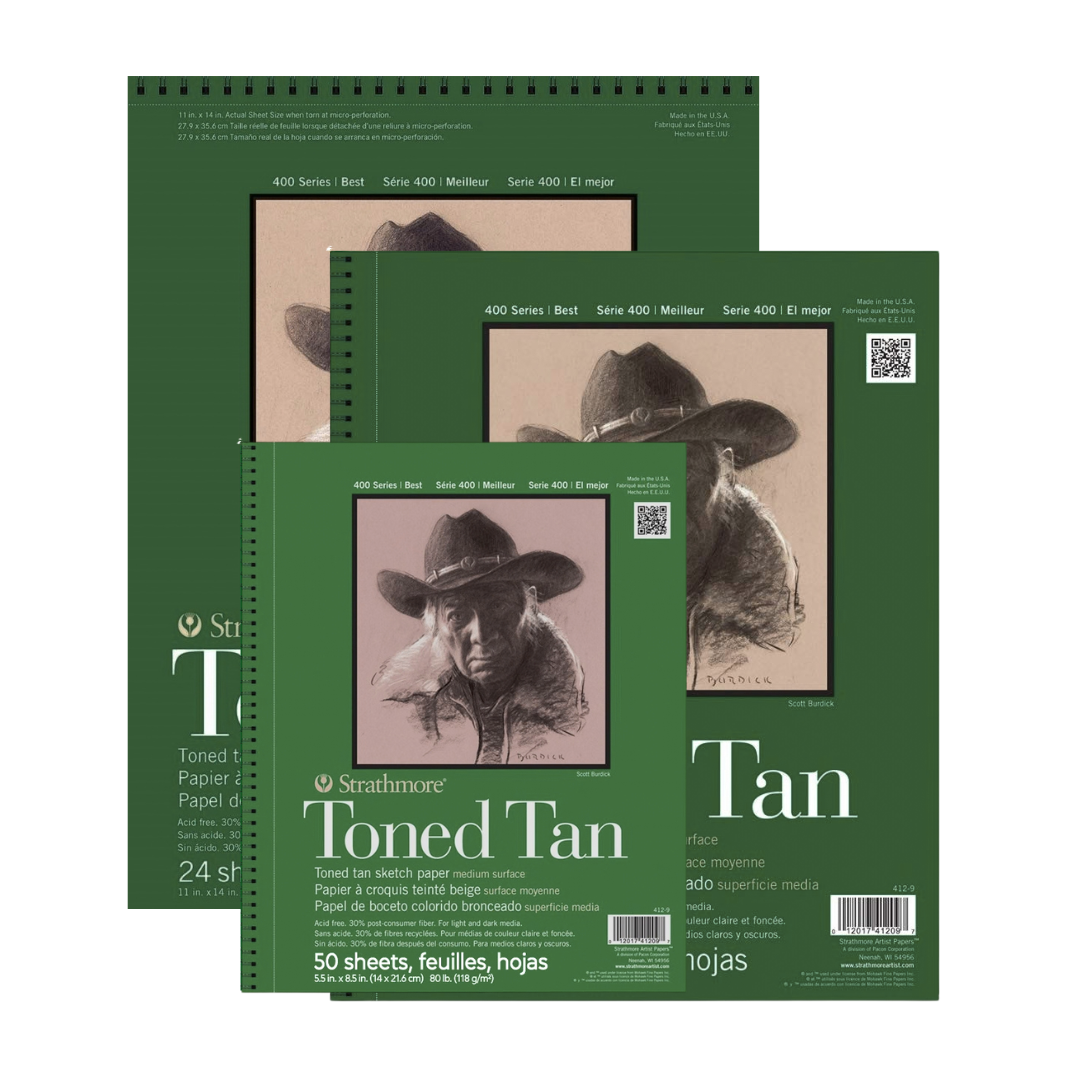 Strathmore 400 Series Recycled Toned Tan Book