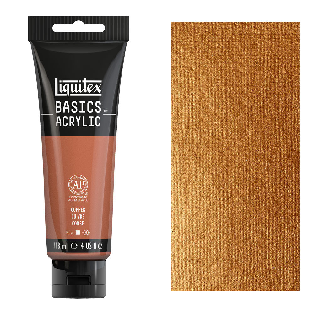 Liquitex Basics Acrylic Colour Copper 118ml