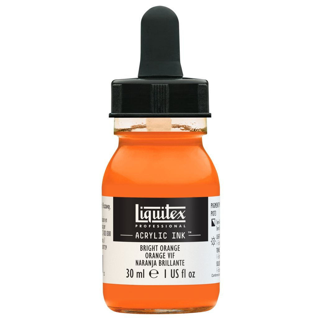 Liquitex Acrylic Ink Bright Orange 30ml