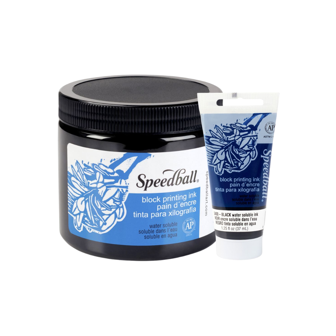 Speedball Water Soluble Block Printing Ink Black