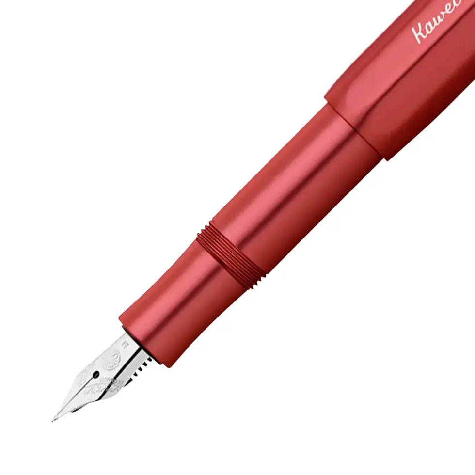 Thumbnail: Kaweco AL Sport Fountain Pen Deep Red - Medium Point