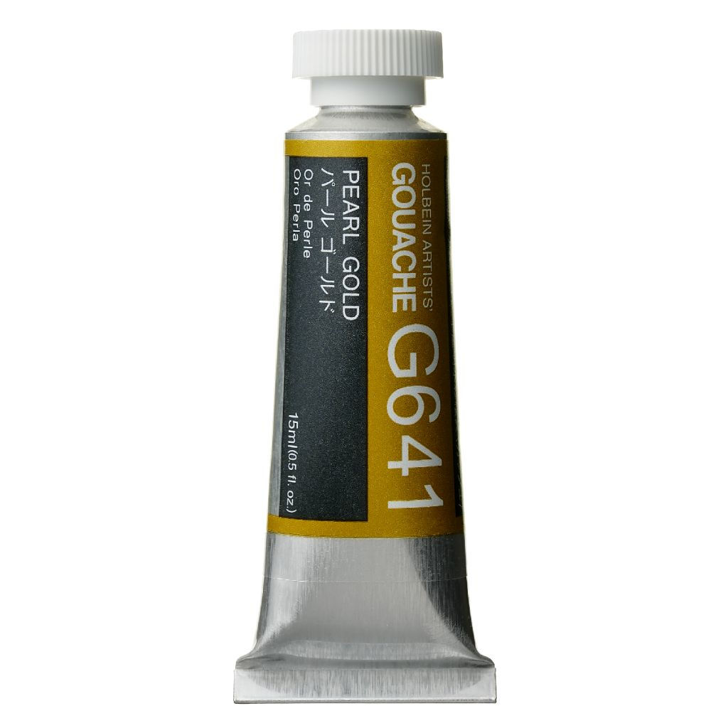 Holbein Artist Gouache Paint Pearl Gold 641 15ml