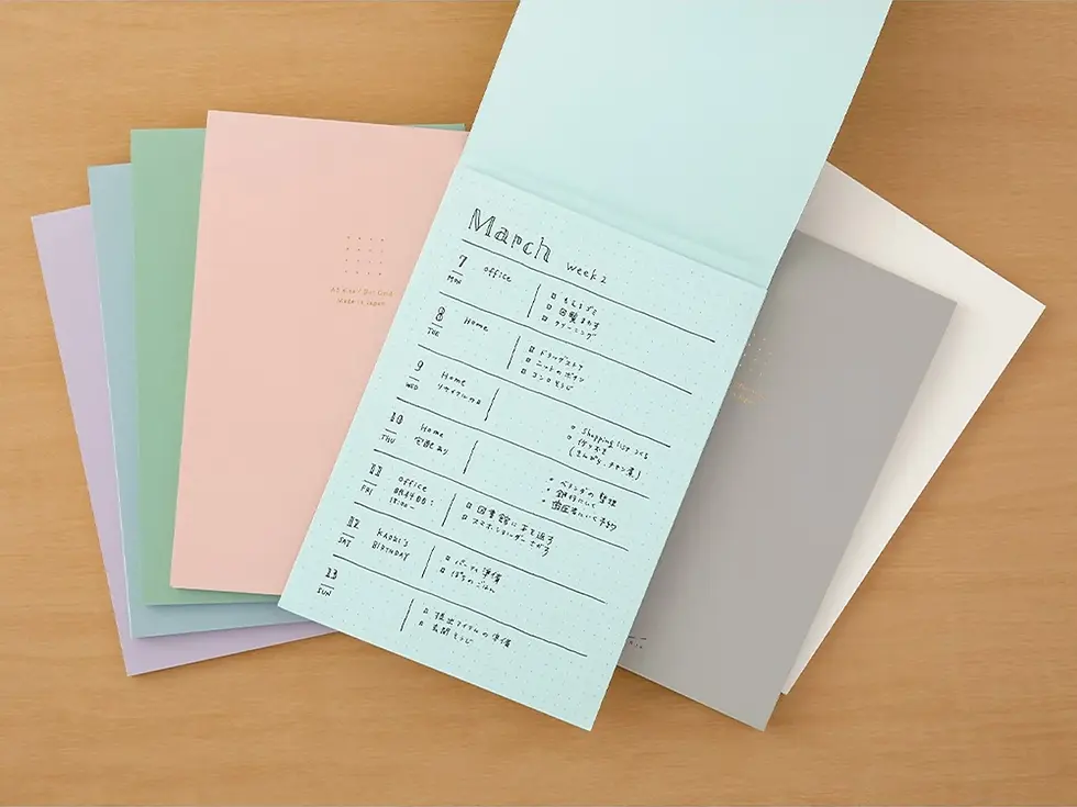Thumbnail: Midori Soft Color Paper Pad A5 Dot Grid