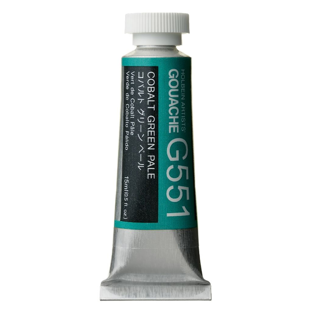 Holbein Artist Gouache Paint Cobalt Green Pale 551 15ml