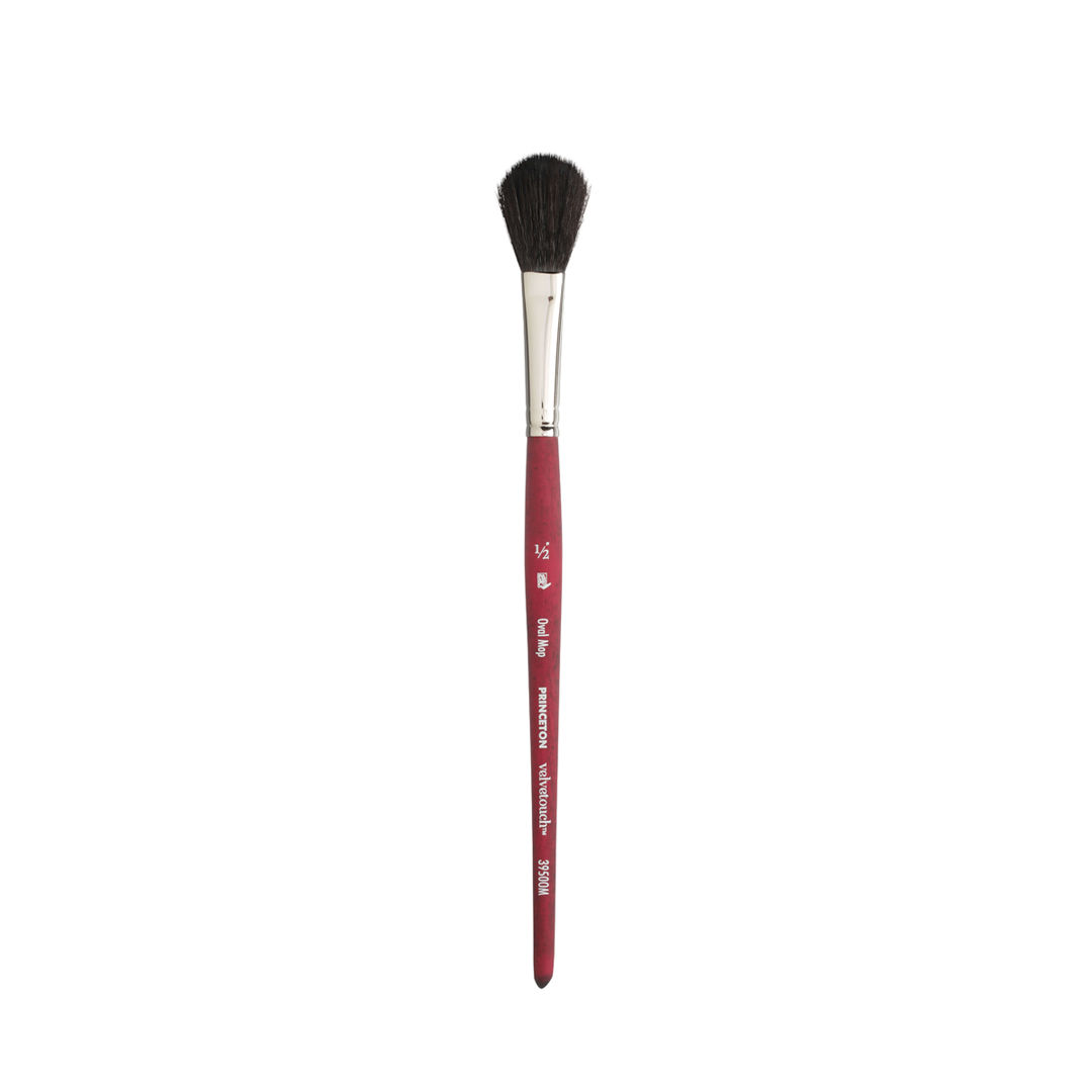 Princeton Velvetouch Oval Mop Brush Size 1/2 Inch