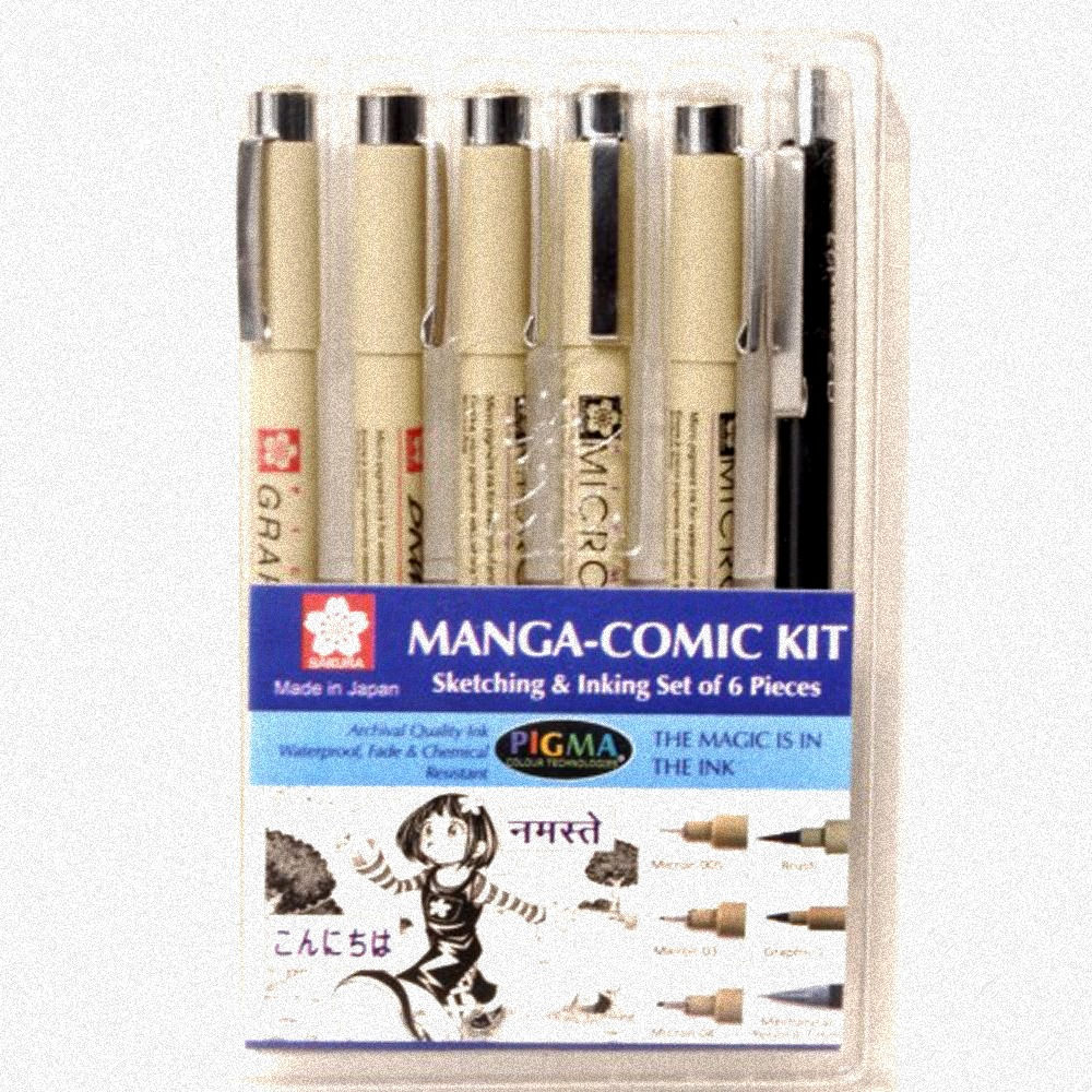 Sakura Manga Comic Kit set of 6