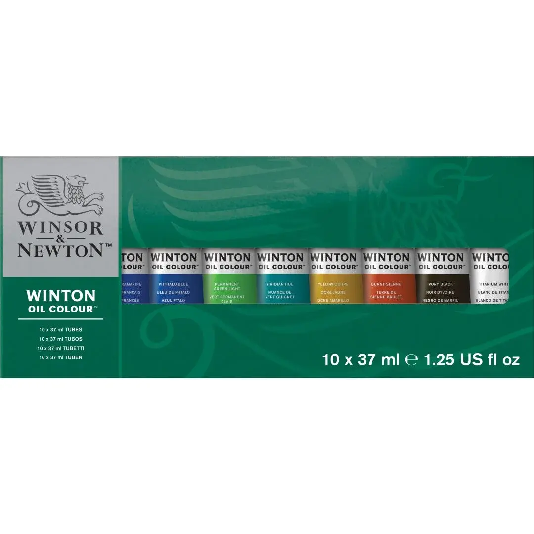 Winsor & Newton Winton Oil Colour Set of 10 x 37ml